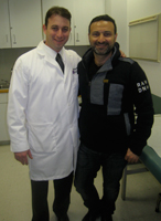 Eric J Strauss MD with the Patient